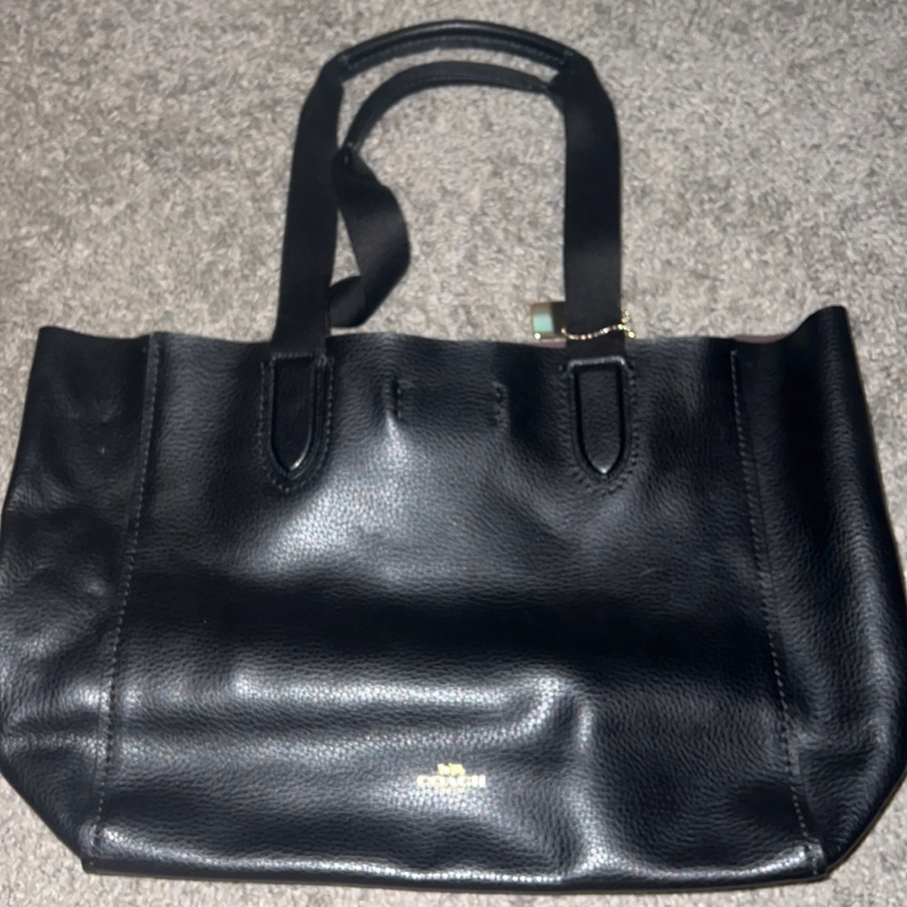 Coach soft leather small tote